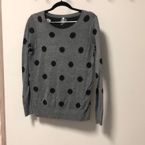 Polka dot sweater